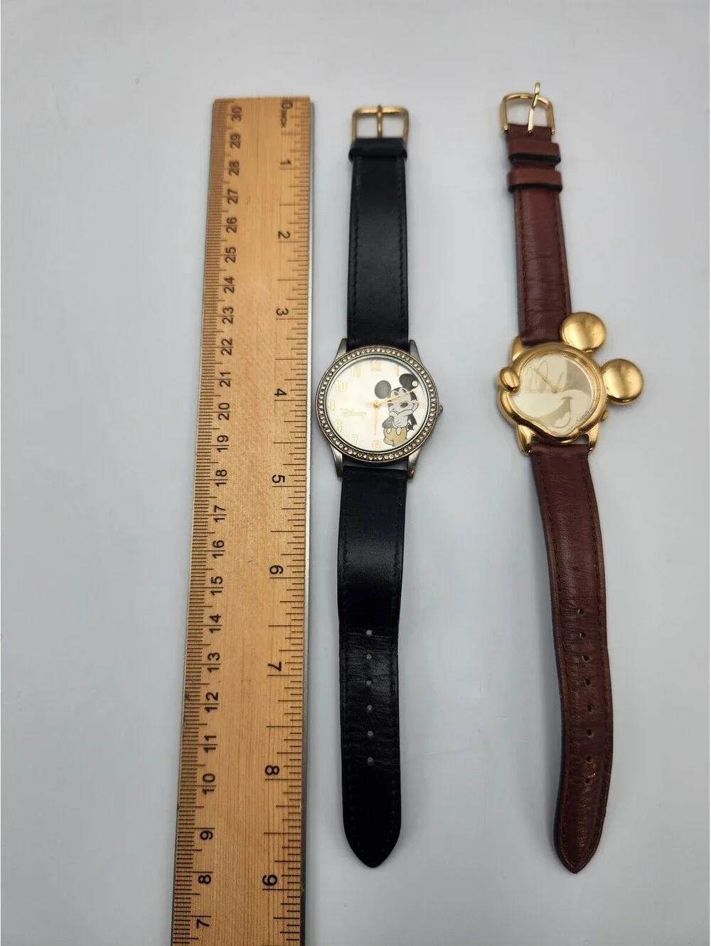 Lot of 2 Vintage Disney Mickey Mouse Wristwatches - Lorus & Accutime Not Tested - Picture 2 of 7